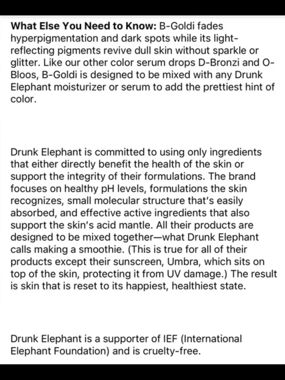 Drunk Elephant B-Goldi Bright Drops 5 ML Brand NEW